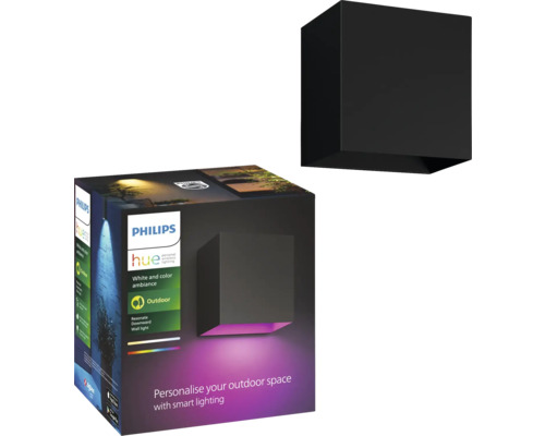Lumină de perete pentru exterior Philips Hue cu ambalaj