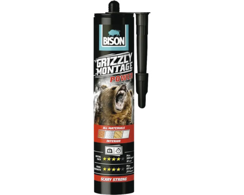 Adeziv universal de montaj Bison Grizzly Montage Power 370 g Adeziv universal de montaj Bison Grizzly Montage Power 370 g