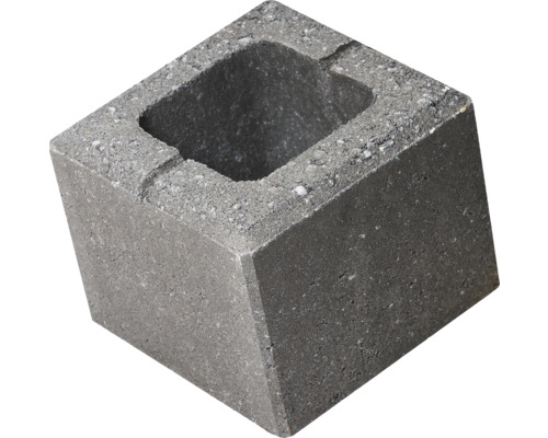 Element de gard Elis 1/2 Urbana gri închis 20x20x16 cm Element de gard Elis 1/2 Urbana gri închis 20x20x16 cm