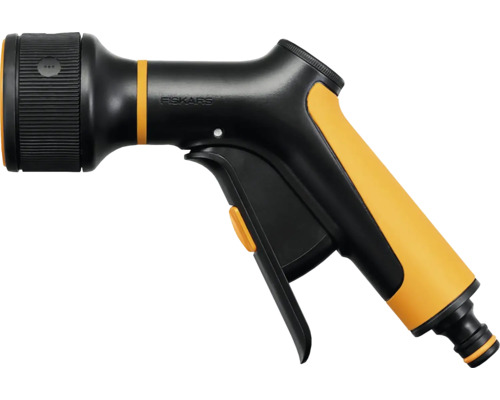 Pistol pentru stropit Fiskars Front Control, cu 3 jeturi, racord universal Pulverizator de grădină Fiskars
