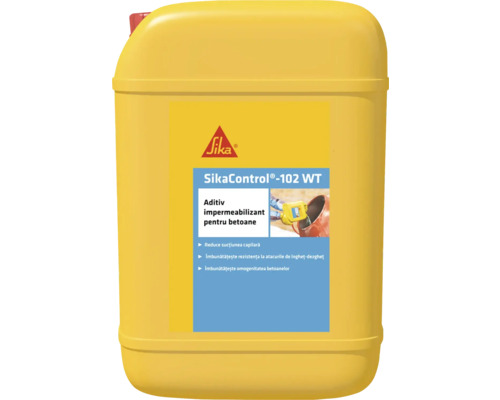 Aditiv imperameabilizant pentru betoane Sika Control 102WT 30 kg