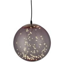 Lampa suspendată în formă de sferă cu iluminare