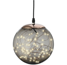 Lumină suspendată sferică cu șir luminos