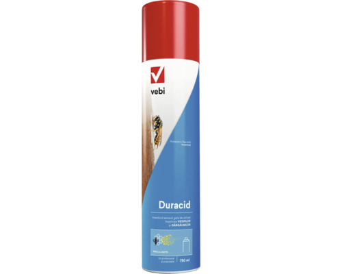 Insecticid aerosol Duracid împotriva viespilor 750 ml Spray insecticid Vebi Duracid, 750 ml
