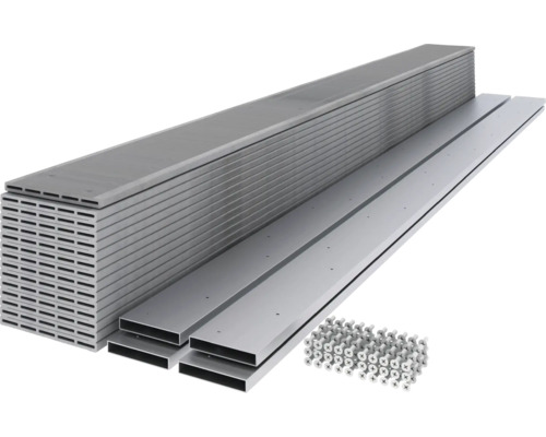 Substructură terasă din aluminiu, inclusiv accesorii