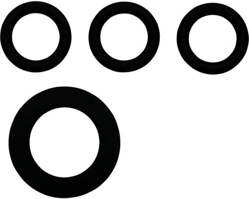 Patru inele de etanșare din cauciuc