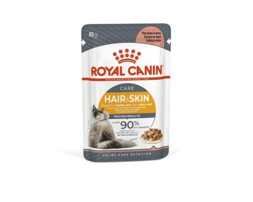 Hrană umedă pentru pisici, ROYAL CANIN Intense Beauty 11, 85 g Hrană pentru pisici Royal Canin pentru piele și blană sănătoase în pungă de 85 de grame