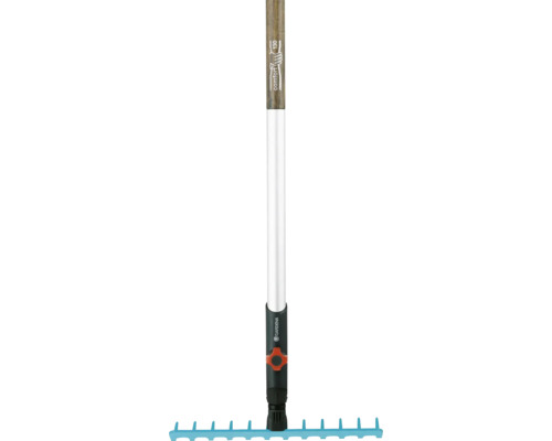 Greblă de gazon Gardena Comfortline cu mâner pentru lucrări de grădinărit