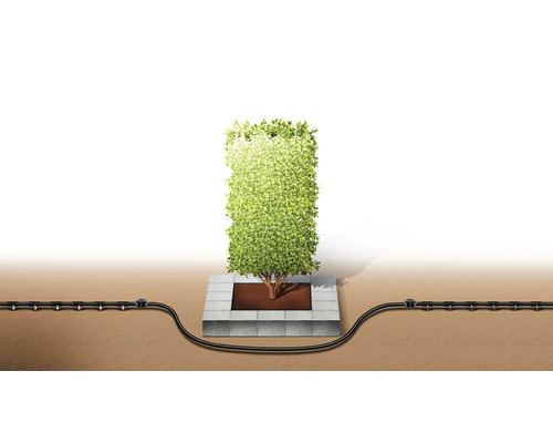 Sistem de irigare pentru garduri vii în grădină