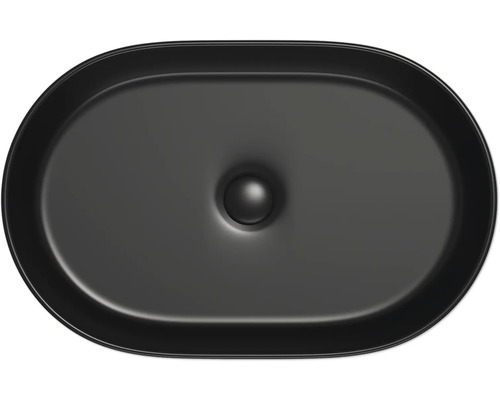 Lavoar oval ceramic, montat pe blat