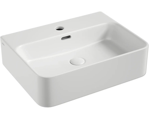 Lavoar pe blat Jungborn THREE 52x40 cm alb mat, incl. ventil scurgere ceramic Chiuvetă ceramică