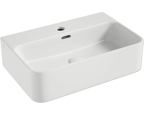 Lavoar pe blat Jungborn THREE 56x36 cm alb mat, incl. ventil scurgere ceramic Lavoar de blat dreptunghiular din ceramică sanitară