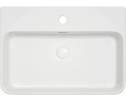 Chiuvetă dreptunghiulară ceramică, vedere de sus