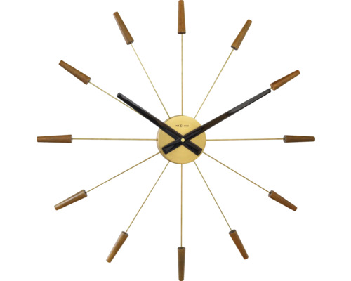 Ceas perete NeXtime Plug Inn maro Ø 58 cm Ceas perete NeXtime Plug Inn maro Ø 58 cm