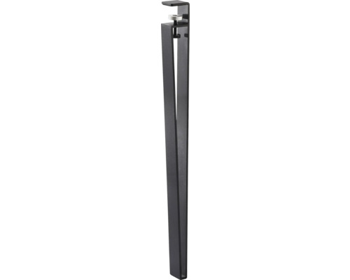Picioare masă Tarrox Clamp-It 710mm, negru 2 bucăți