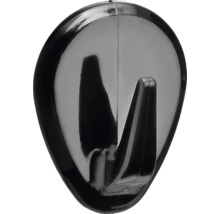 Cârlig autoadeziv negru