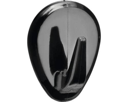 Cârlig autoadeziv negru