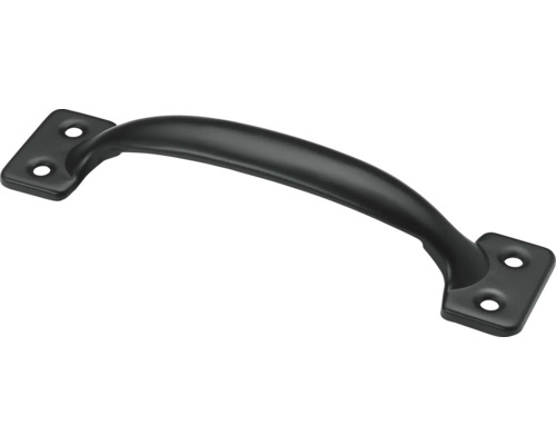 Mâner mobilier Hettich 154x34x20mm oțel negru Mâner arcuit negru pentru mobilă