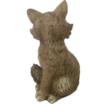 Figurină decorativă vulpe Lafiora H 47 cm maro