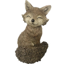 Figurină decorativă vulpe Lafiora H 47 cm maro