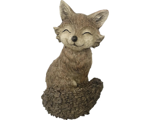 Figurină decorativă vulpe Lafiora H 47 cm maro