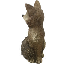 Figurină decorativă vulpe Lafiora H 47 cm maro