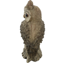 Figurină decorativă de bufniță din piatră artificială pentru grădină