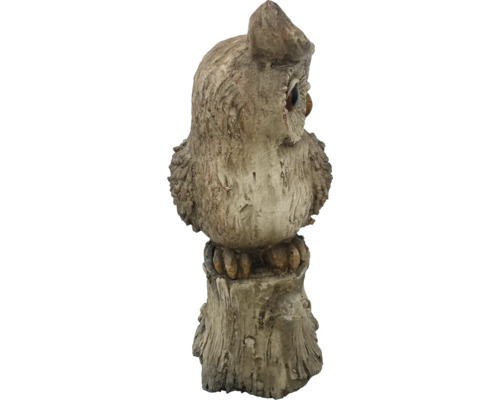 Bufniță din ceramică, ca decorațiune de grădină
