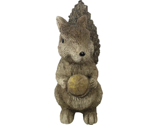 Figurină decorativă veveriță Lafiora H 26 cm maro