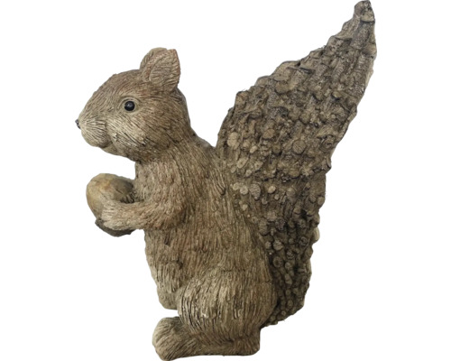 Figurină decorativă de veveriță pentru grădină cu nucă