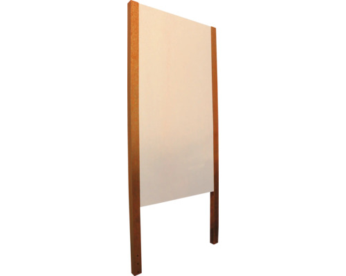 Paravan de intimitate cu ramă de lemn