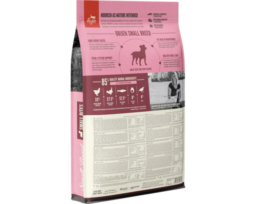 Orijen Small Breed hrană uscată pentru câini, bucăți mici