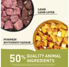 Carne de miel, organe de miel, dovleac și dovleac butternut ca hrană pentru animale