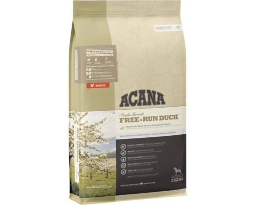 Hrană uscată pentru câini ACANA cu rață și pere fără cereale 11,4 kg Hrană uscată pentru câini ACANA cu rață și pere fără cereale 11,4 kg