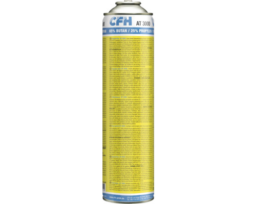 Tub gaz special CFH AT3000 600ml 330g pentru aparatul de sudură cu autogen SF3100