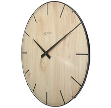 Ceas de perete Nextime cu model de lemn