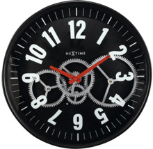 Ceas de perete Nextime cu design de roată dințată