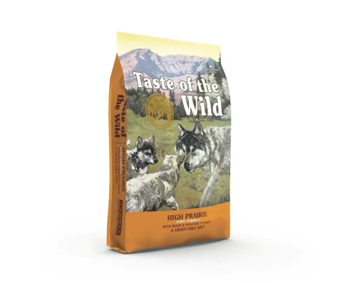 Hrană uscată pentru câini Taste of the Wild High Prairie Puppy cu bizon fără cereale și gluten 12,2 kg