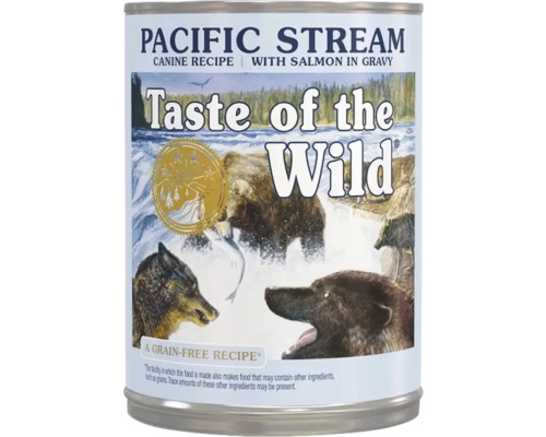 Hrană umedă pentru câini Taste of the Wild Pacific Stream cu somon fără cereale și gluten 390 g