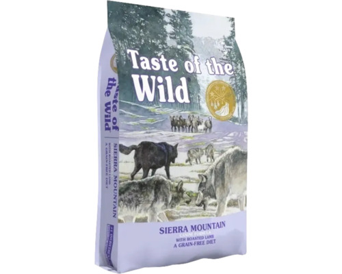 Hrană uscată pentru câini Taste of the Wild Sierra Mountain cu miel și legume fără cereale și gluten 12,2 kg