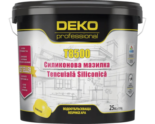 Tencuială decorativă siliconică Deko Professional T8500 R15 PAS 25 kg