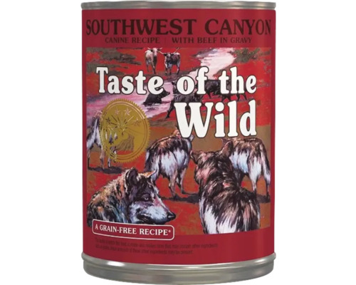 Hrană umedă pentru câini Taste of the Wild Southwest Canyon cu vită fără lactoză și gluten 390 g