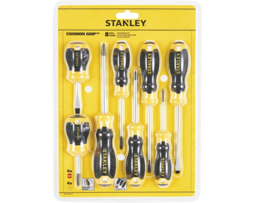 Set 8 șurubelnițe Stanley