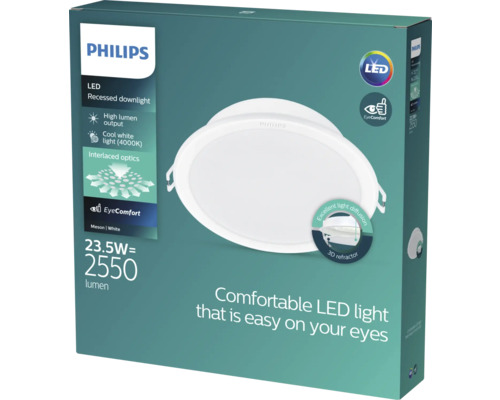 Spot încastrat cu LED Philips în ambalaj