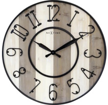 Ceas de perete Nextime din lemn cu numere