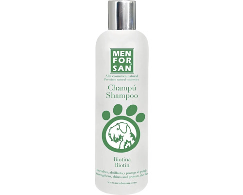 Șampon pentru câini Menforsan cu biotină 300 ml Șampon pentru câini Menforsan cu biotină