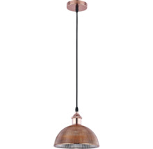 Lampa suspendată cu cablu textil și abajur