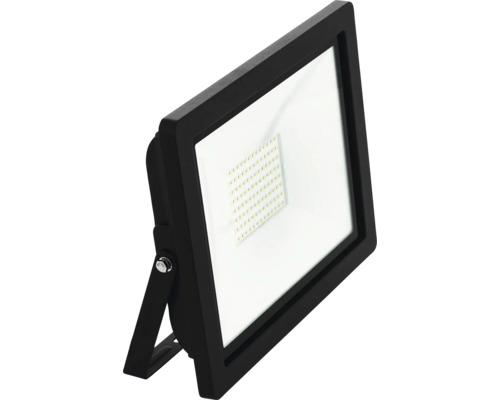 Proiector LED exterior Eglo Faedo 102W 11.100 lumeni IP65, lumină rece, negru Reflector LED cu suport de montaj