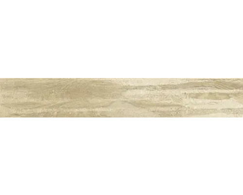 Gresie exterior / interior porțelanată glazurată Concreto Barley Wood 19,5x120 cm