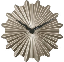 Ceas decorativ de perete cu design radial și logo NEXTIME.